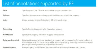 Ef code first | PPTX