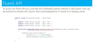 Ef code first | PPTX