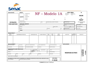 115
NF – Modelo 1A
 