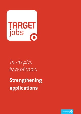 Strengthening
applications
Delivered by
 