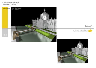 1.1
Sketch 1
Author: Adin Salkovic B.Arch.
CONCEPTUAL DESIGN
for COMPETITION
SARAJEVO
project: CONCEPTUAL DESIGN
object: BRIDGE - MORENO
site: SARAJEVO
 