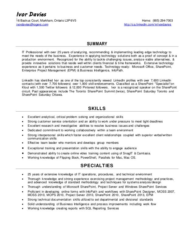 strong analytical and problem solving skills resume
