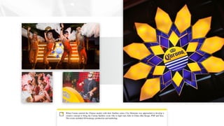 When Corona entered the Chinese market with their SunSets series, City Moments was approached to develop a
creative concept to bring the Corona SunSets event vibe to high-end clubs in China (Bar Rouge, POP and Xiu).
The events included DJ bookings, production and marketing.
 
