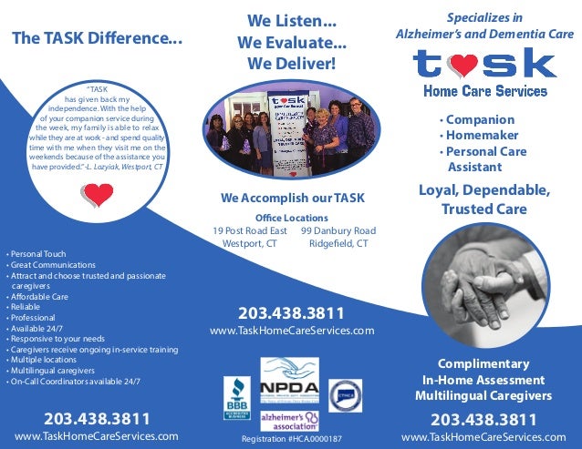 Task Home Care Services Westport Ct