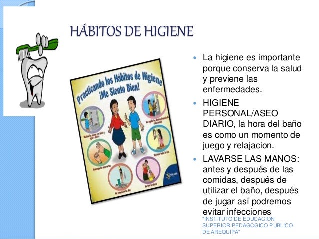 Importancia de practicar hábitos de higiene, alimentación, hidratació…