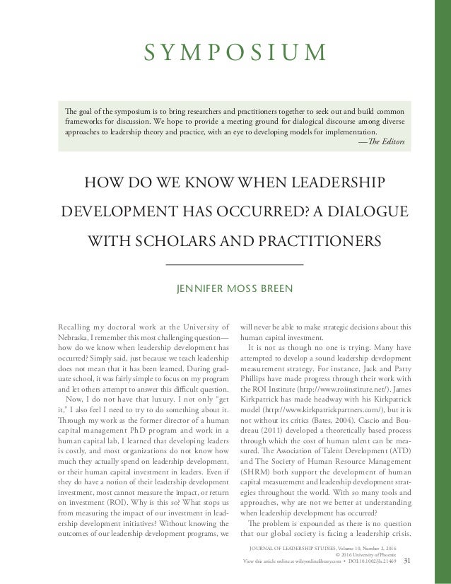 journal articles on leadership in education