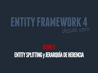 ENTITY FRAMEWORK 4
 