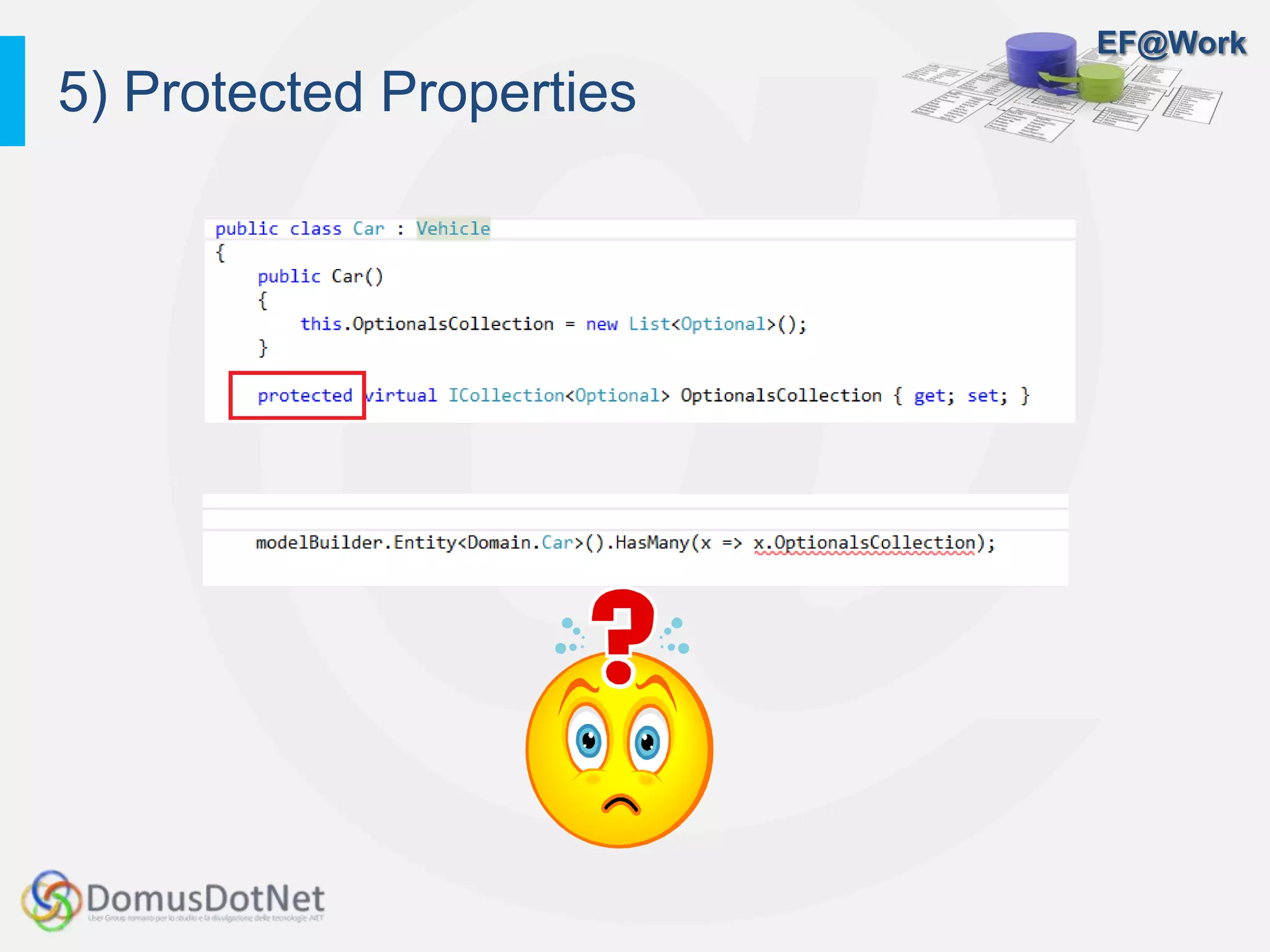 EF@Work
5) Protected Properties
 