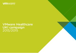 VMware Healthcare
UKI campaign
2013/2015
 