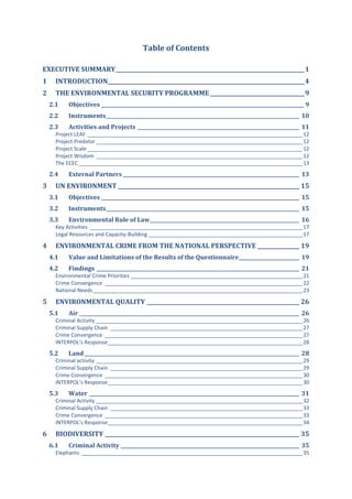 INTERPOL-UNEP Strategic Report - Environment, Peace and Security - A ...