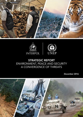 STRATEGIC REPORT
ENVIRONMENT, PEACE AND SECURITY
A CONVERGENCE OF THREATS
					 	 December 2016
 