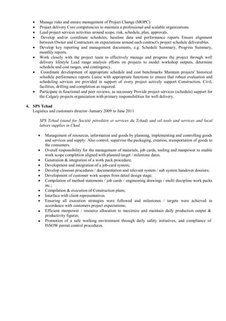 Resume - PROJECTS PLANNING, PROJECTS CONTROL LEAD-ENGINEER | PDF