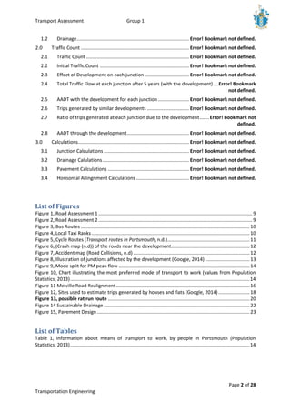 Transport Assessment | PDF