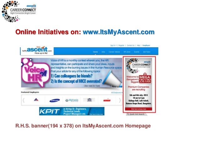 Case Study Bangalore Mega Job Fair July 5 and 6 July 2014