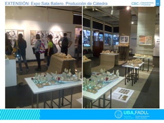 EXTENSIÓN: Expo Sala Baliero. Producción de Cátedra 19 
 