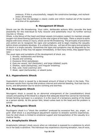 Elementary First Aid(EFA)