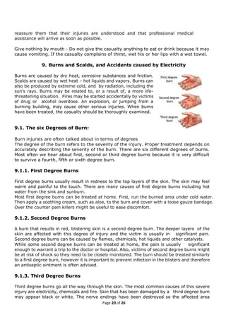 Elementary First Aid(EFA)