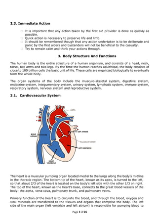 Elementary First Aid(EFA)