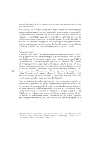 Efa Nivel Secundario - Orientação para a Acção