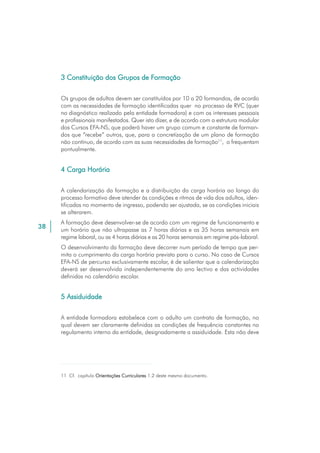 Efa Nivel Secundario - Orientação para a Acção
