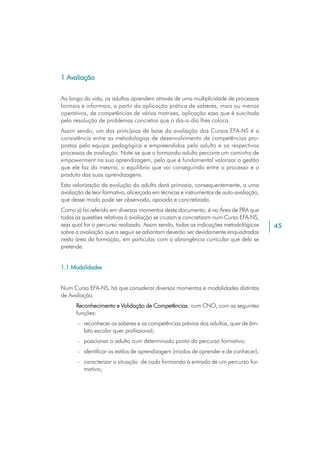 Efa Nivel Secundario - Orientação para a Acção