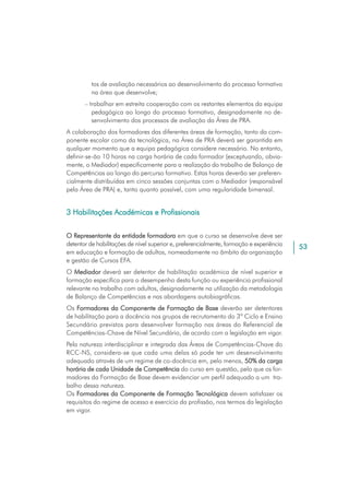 Efa Nivel Secundario - Orientação para a Acção