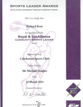CSLA Certificate