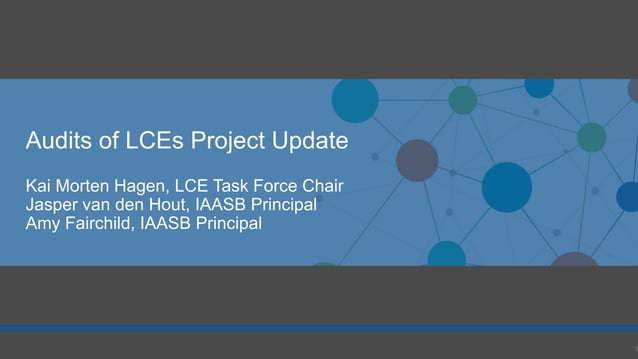 Audits of Less Complex Entities Update | PPTX