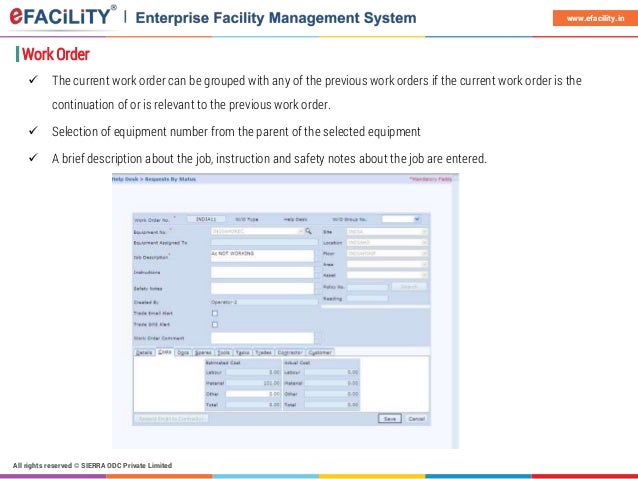 Efacility Helpdesk And Knowledge Base System