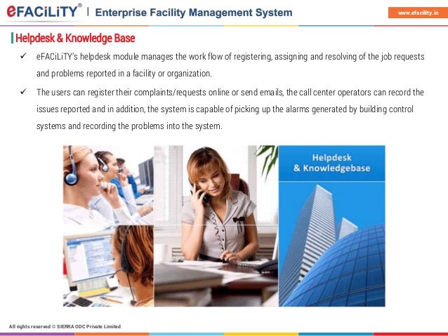 Efacility Helpdesk And Knowledge Base System