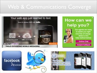 Web & Communications Converge

 