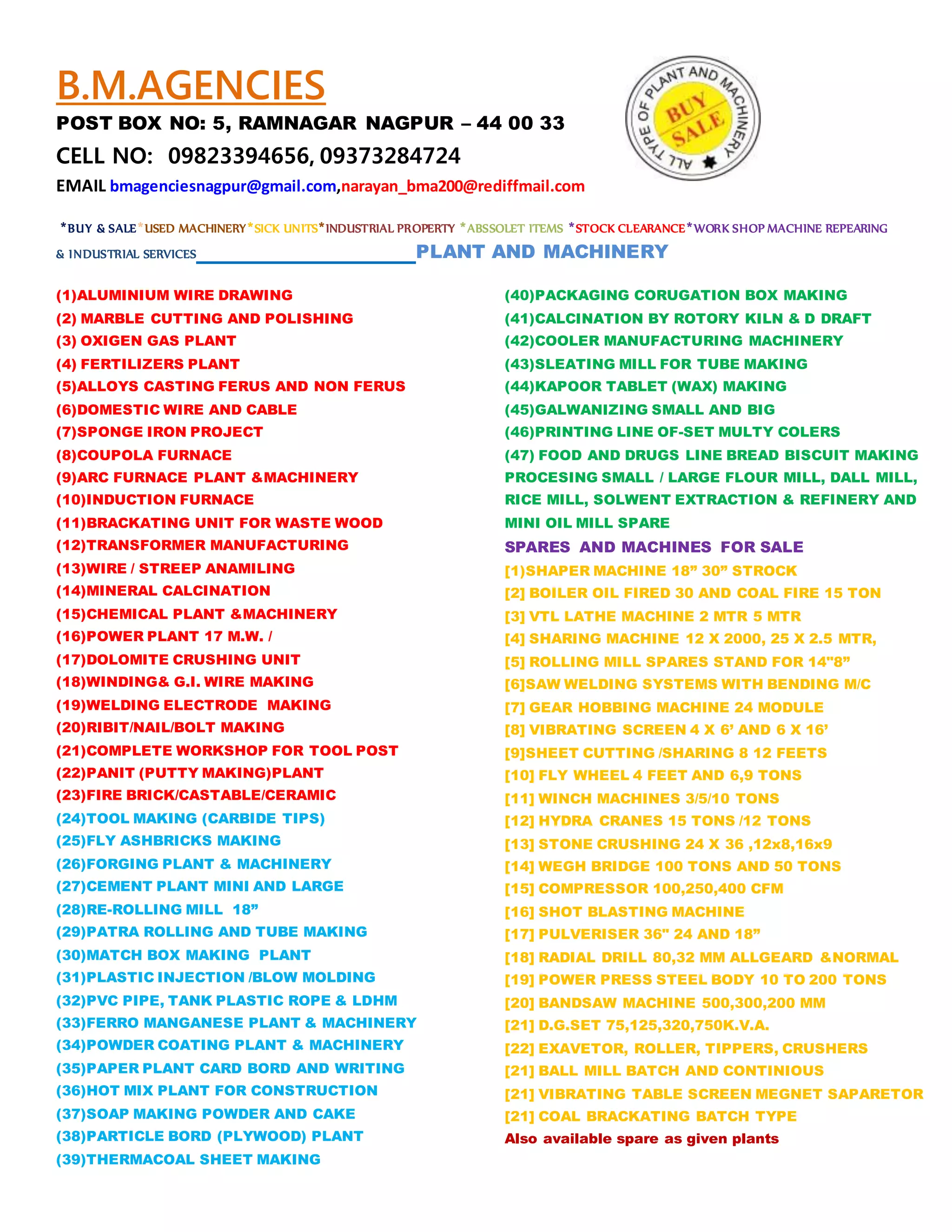 PlantMachinery | DOCX