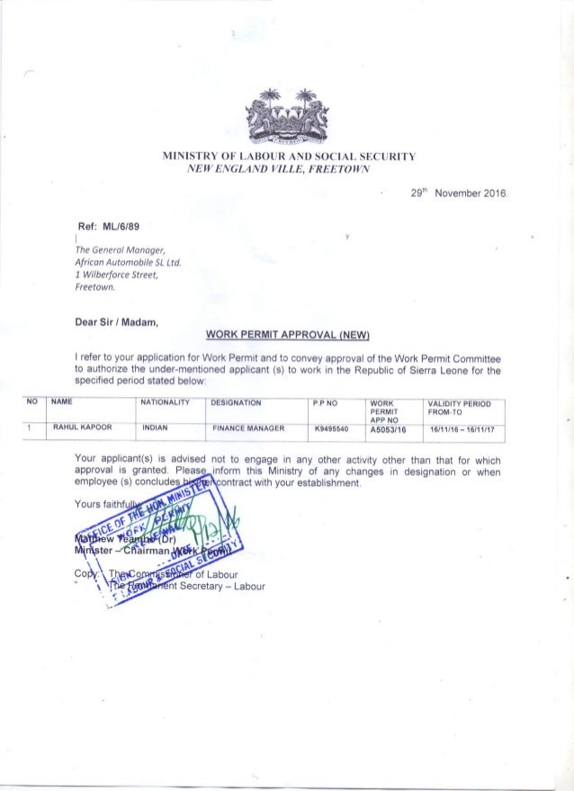 Scan copy of  be active permit