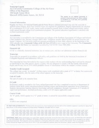 J Reno - CCAF Transcript - 3 AAs - OIC