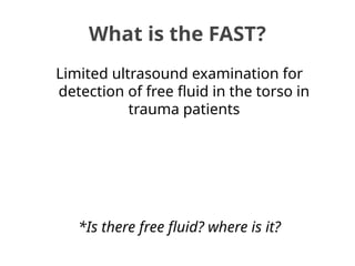Emergency focused abdominal ultrasound.pptx