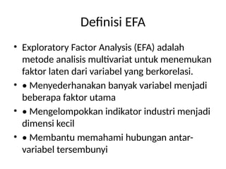 EFA Exploratory Factor Analysis _Statistika_Industri.pptx