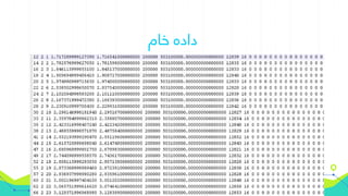 ‫خام‬ ‫داده‬
 