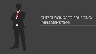 OUTSOURCING/ CO-SOURCING/
IMPLEMENTATION
 