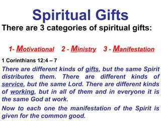 EFC - Natural Talents / Spiritual Gifts | PPT