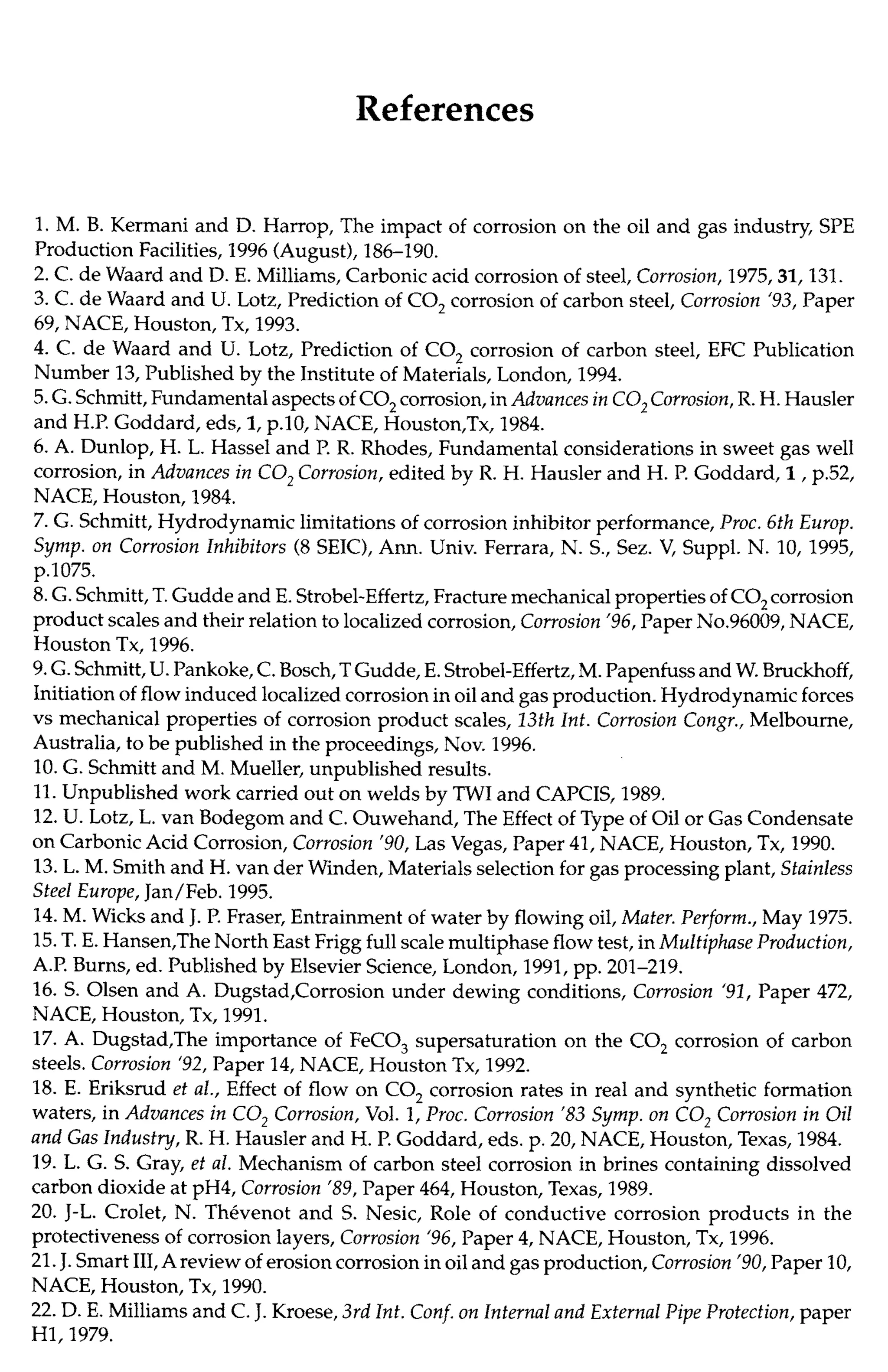 Efc 23 co2 corrosion control in oil and gas production maney materials ...