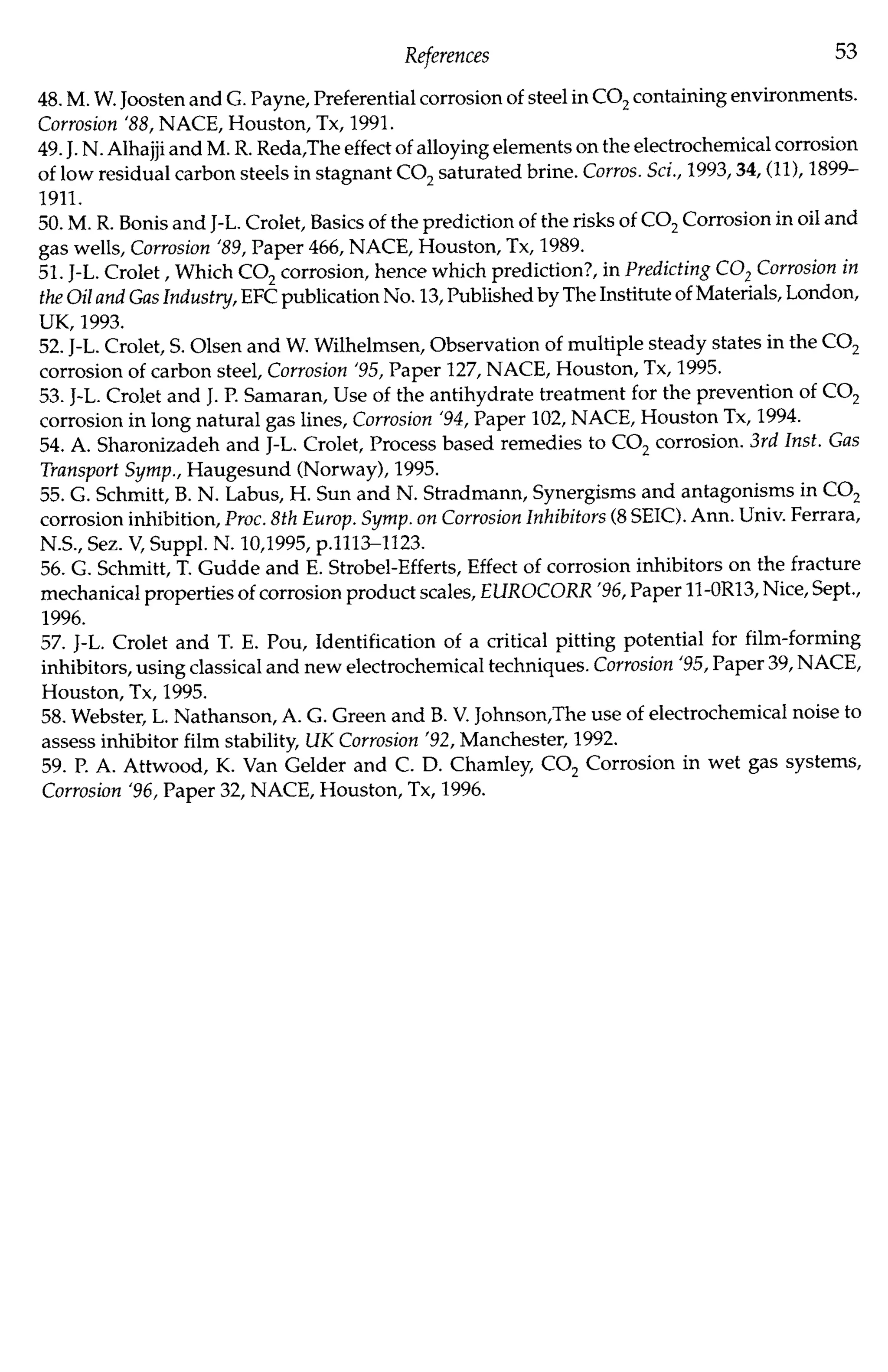 Efc 23 co2 corrosion control in oil and gas production maney materials ...