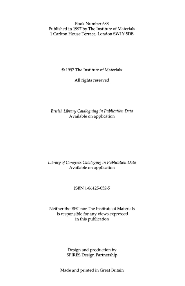 Efc 23 co2 corrosion control in oil and gas production maney materials ...