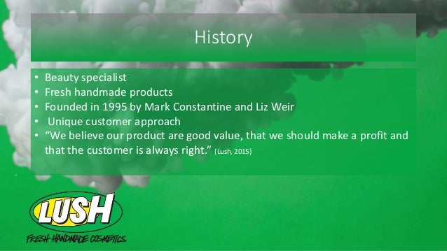 Lush company introduction picture
