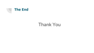 The End
Thank You
 
