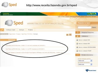 http://www.receita.fazenda.gov.br/sped
 