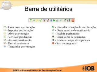 Barra de utilitários 