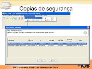 Copias de segurança 