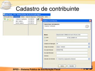 Cadastro de contribuinte 