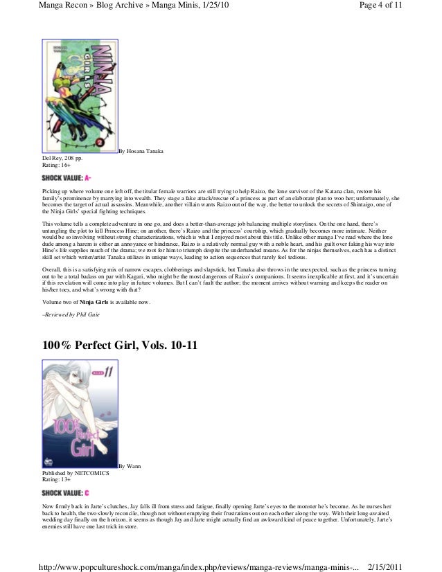 Ninja Girls Capsule Review For Manga Recon Ninja Girls Capsule Review For Manga Recon