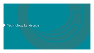Technology Landscape
 